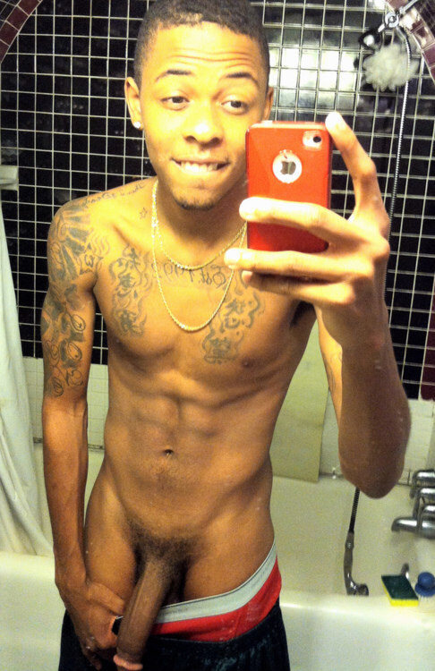 nudes from a fit black guy